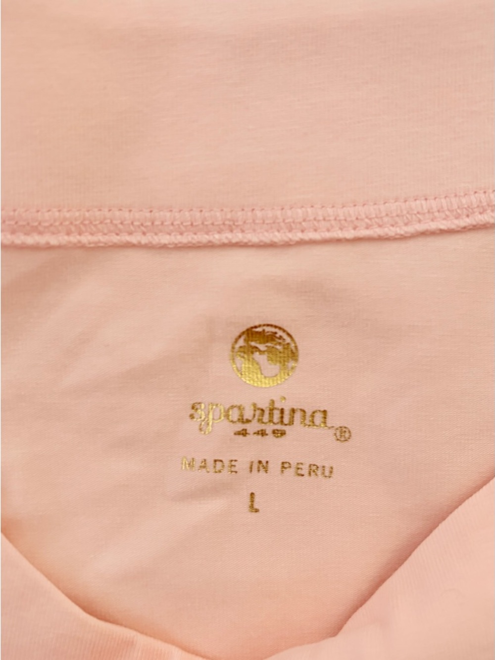 Spartina 449 Dress Island Fringe Dress Women’s Short Sleeve Pale Blush Large - Picture 8 of 15